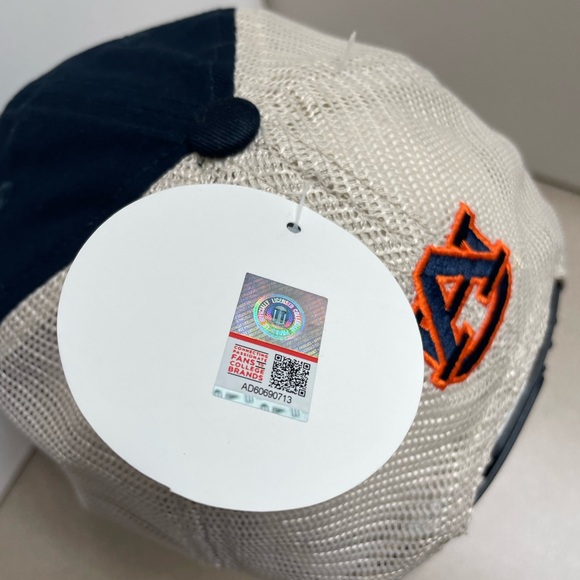 Auburn Tigers Land Of The Tigers Alabama State USA Flag Mesh Trucker Hat Cap - Picture 5 of 9